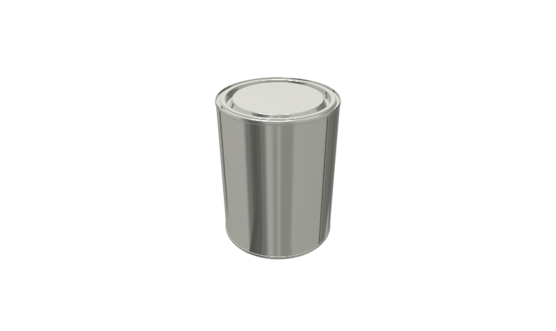 1L Cylindrical Paint & Coating Can